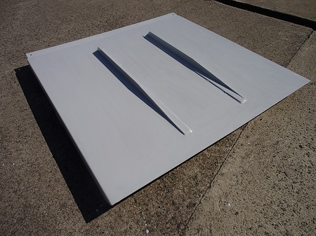 縞鋼板、鉄板のスロープ:ポータブルスロープの製作（オーダーメイド）