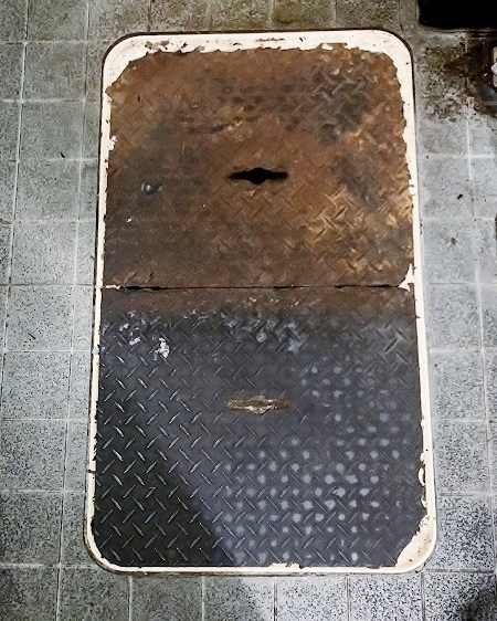 グリストラップ 蓋:神奈川県大和市の洋食屋様より　LINEでのやりとりで作ったグリストラップ蓋